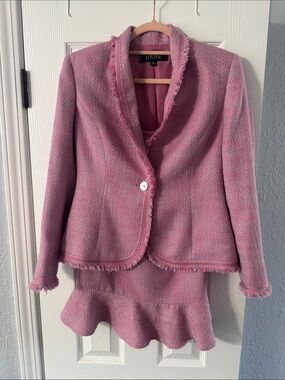Kasper Pink Tweed Blazer